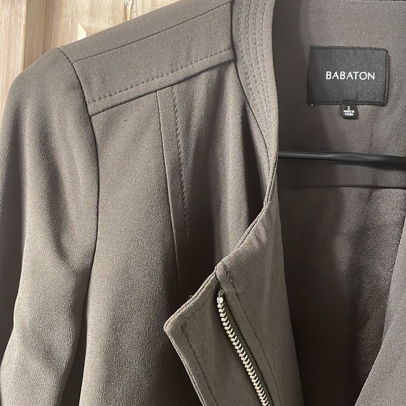 ARITZIA Babaton Moto Jacket 2 | Olive
Green - Picture 6 of 7